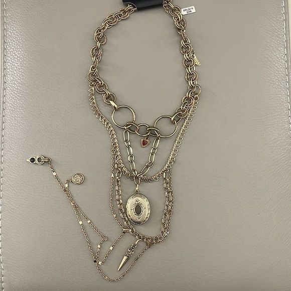 Gold Layered Necklace - Picture 1 of 3